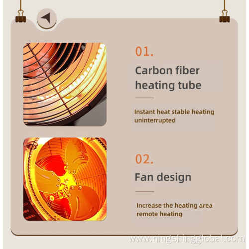 Portable Air Circulation Heater with Digital Display